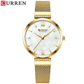 CURREN 9067 Women's Dress Watches Top Luxury Brand Ladies Quartz Watch Stainless Steel Mesh Wristwatch Reloj Mujer