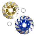 12 Teeth 6 Holes Diamond Bowl Type Concrete Stone Saw Blade Grinding Wheel Grinding Disk 100 Angle Grinder Corrugated Bowl Mill