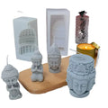 3D Buddha Design Silicone Candle Mold for Aroma Gypsum Ceramic Resin Concrete Crafts Decoration Silicone Mold Buddha