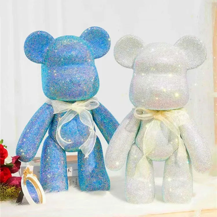 R-Bear Classic DIY Diamond Bear Toys Handmade Jelly Color Crystal and Plastic Bears Watercolor Animal Crafts