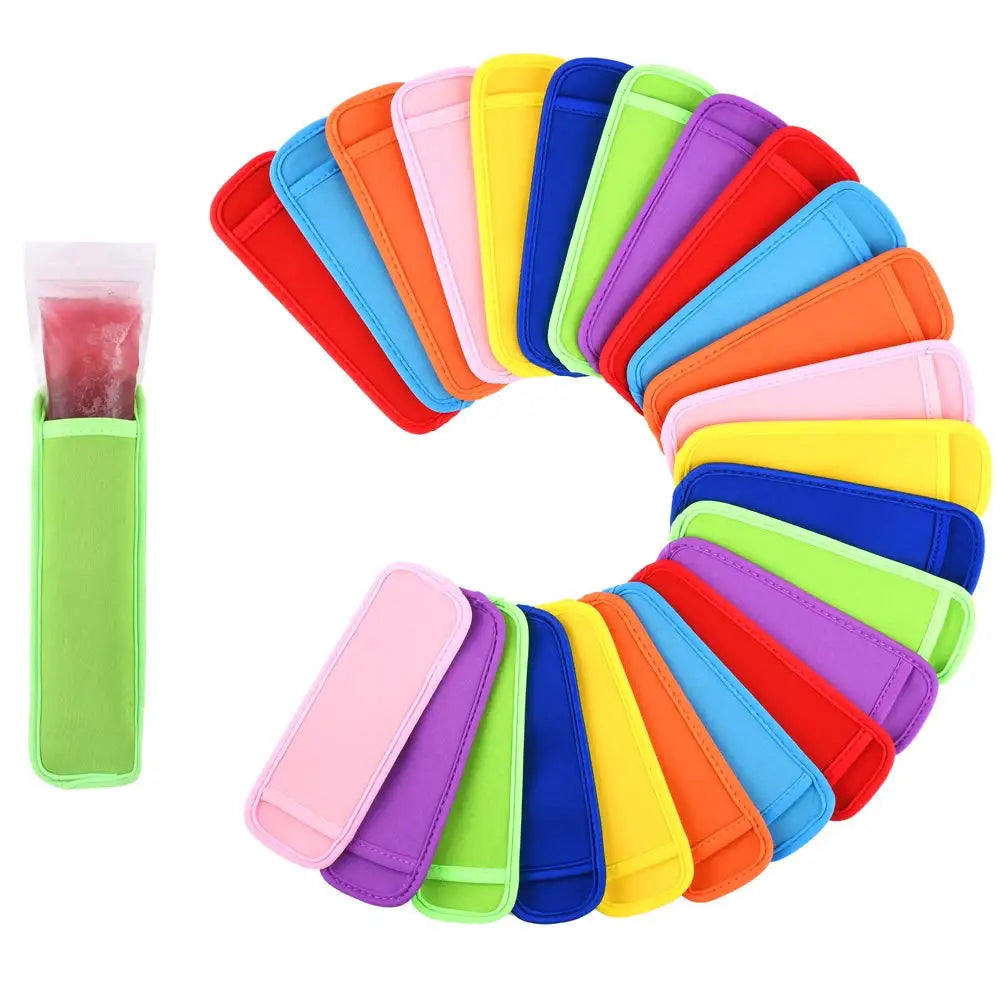 DIY Custom Design Neoprene Sublimation Blanks Popsicle Holder Anti Freezing Ice Pop Sleeves