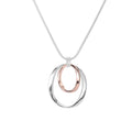 Women Boho Long Necklace with Silver Rings Pendant-Gifts for Women-Gifts