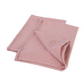 Wrinkle Cotton Hemstitch Cocktail Napkins With Border Dark Pink Plain Weave Anneau Serviette De Table Decor Cloth Custom Napkin
