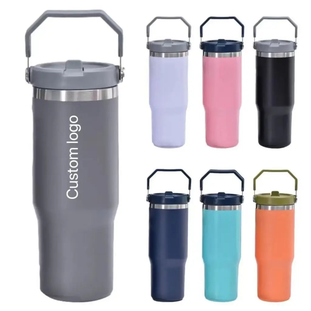 20/30oz New Personalized 304 Stainless Steel Mug with Handle Vacuum Insulated  Coffee Mug Tumbler Insulated Coffee Mug