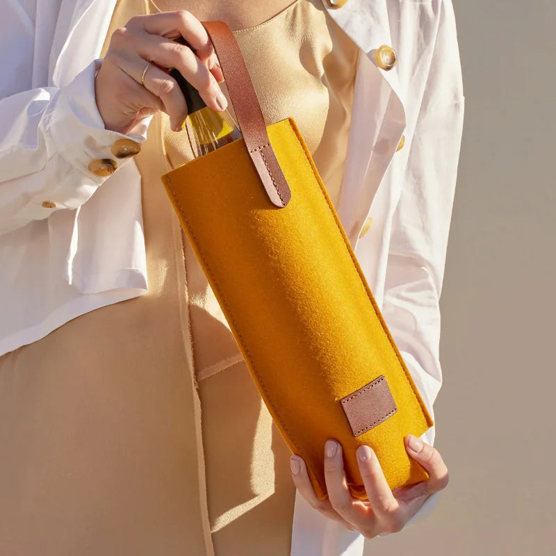 Reusable Wine Bottle Bag Portable Wine Tote Bag Beer Holder Single Bottle Wine Protector for Wedding Party