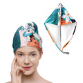Custom Print Design Personalized Microfiber Super Absorbent Quick Dry Soft Magic Turban Towel SPA Women Twist Wrap Hair Towel