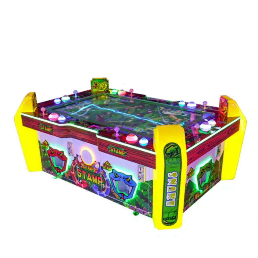 Funspace Coin Operated Arcade 6 Players Crazy Gluttonous Snake Video Game Redemption Machine