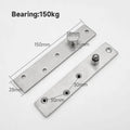 360 Degree Heavy Duty Revolving Cabinet Wardrobe Storage with Stainless Steel Pivot Hinge up Down Hinge Door & Window Accessory