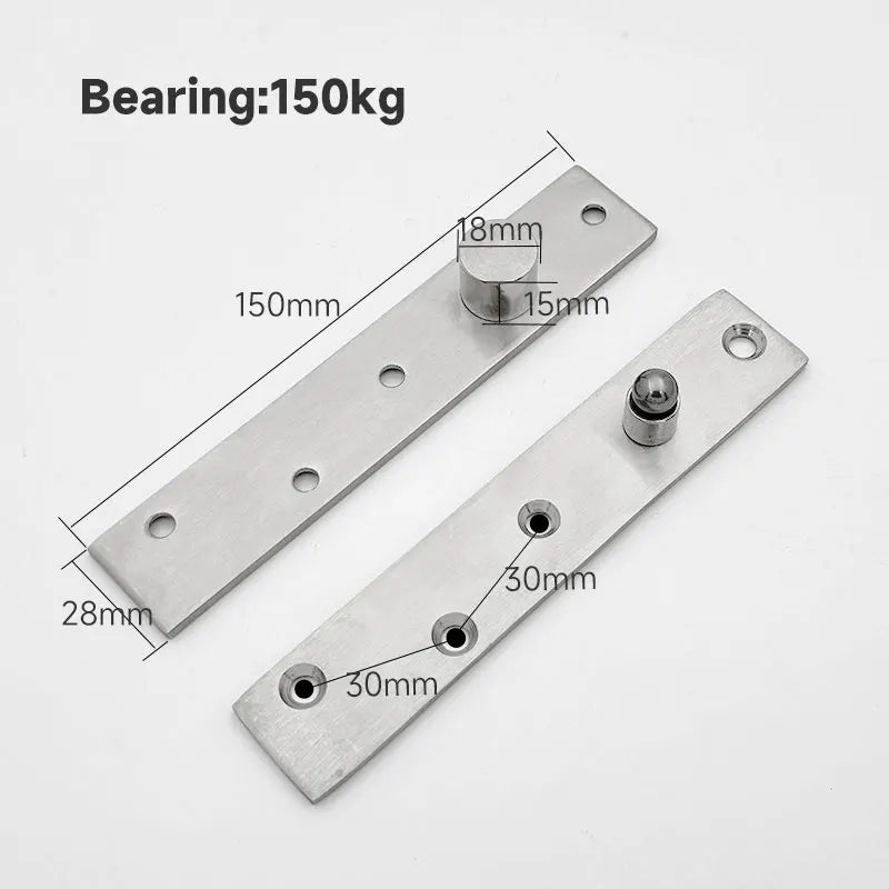 360 Degree Heavy Duty Revolving Cabinet Wardrobe Storage with Stainless Steel Pivot Hinge up Down Hinge Door & Window Accessory