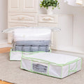 Foldable Vacuum Storage Box With Pump Non-Woven Fabric Storage Underbed Bin for Clothes Quilt Duvet Storage Organizer MegaBDM