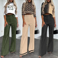 New Spring Fall Fresh Sweet Women Clothing Ladies Half Sleeve Fashion Casual Set Print t Shirt Pants Two Piece Women's Sets