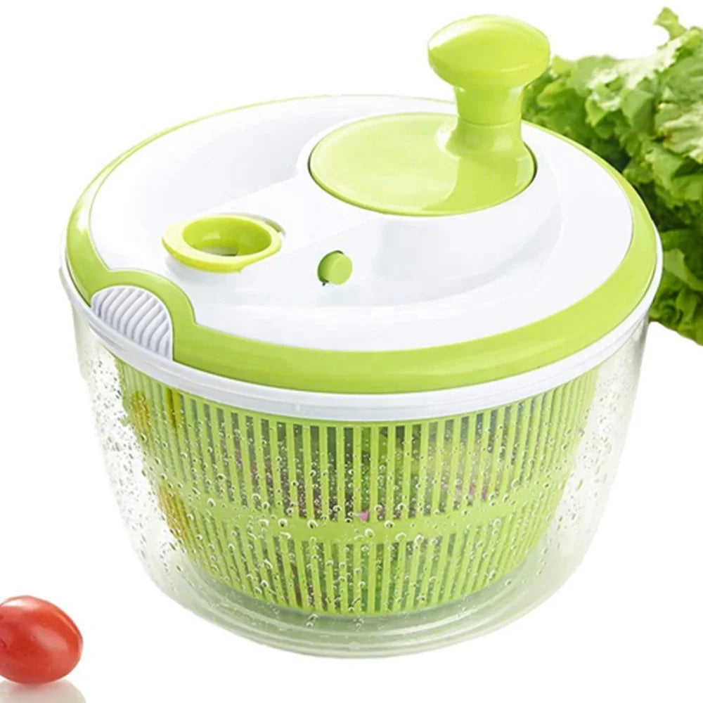 Quick Vegetables Dryer BPA Free Drain Lettuce and Vegetable Salad Spinner for Home Kitchen