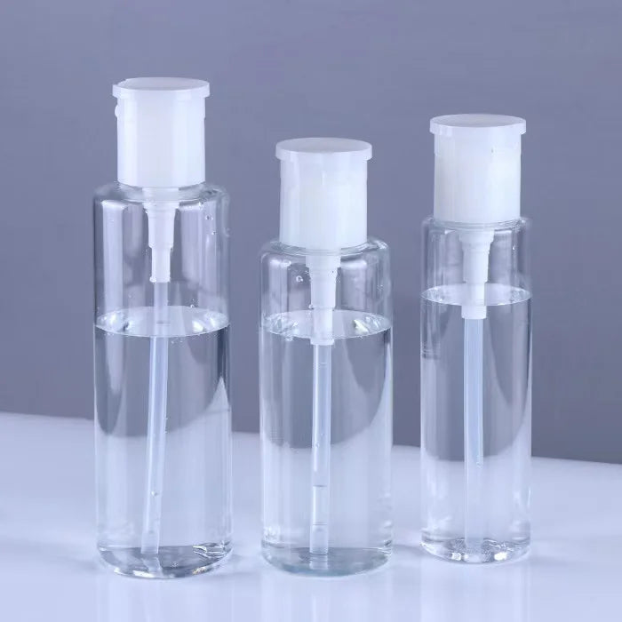 Customized Make up Makeup Nail Polish Remover Bottle Polish Removal Dispenser Nail Pumps Bottle Pump Bottle Nails