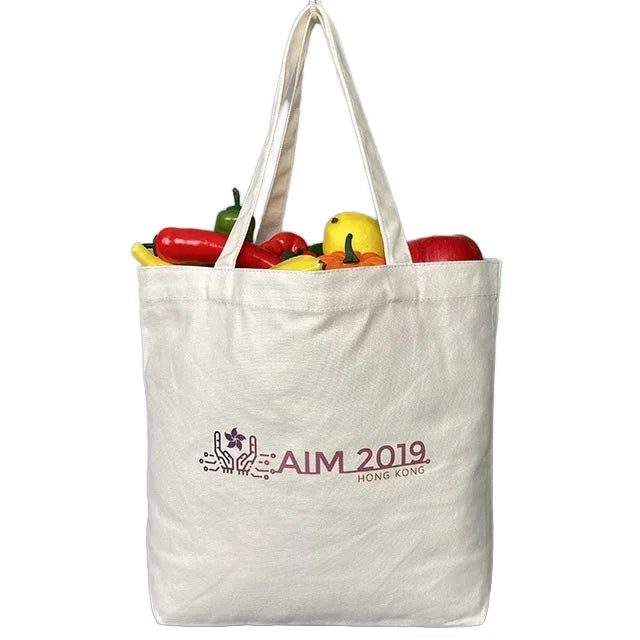 Canvas Shopping Tote Bags With Customization Tote Bag Sublimation Blank Market Shopping Bag