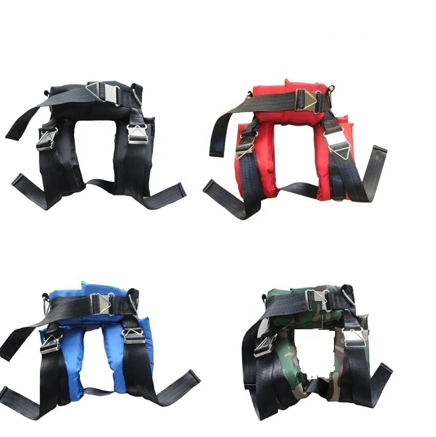 Professional Adjustable Safety Harness for Bungee Trampoline Jumping Factory Price Car Buckle Bungee Jumping Safety Belt