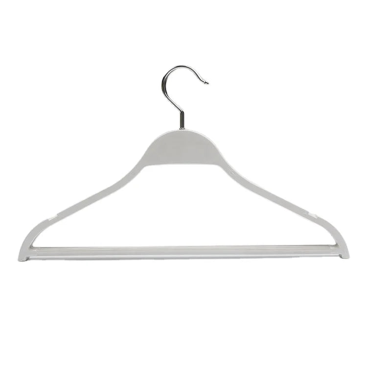 Plastic Hanger Wide Design Non-slip Lightweight Super Wide Suit Hanger for Wardrobe Bathroom Use Injection-Molded Multifunction