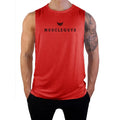 Muscleguys Gym Tank Top Men Sports Sleeveless Shirt Bodybuilding Training Singlets Mesh Fitness Stringer Undershirt Running Vest