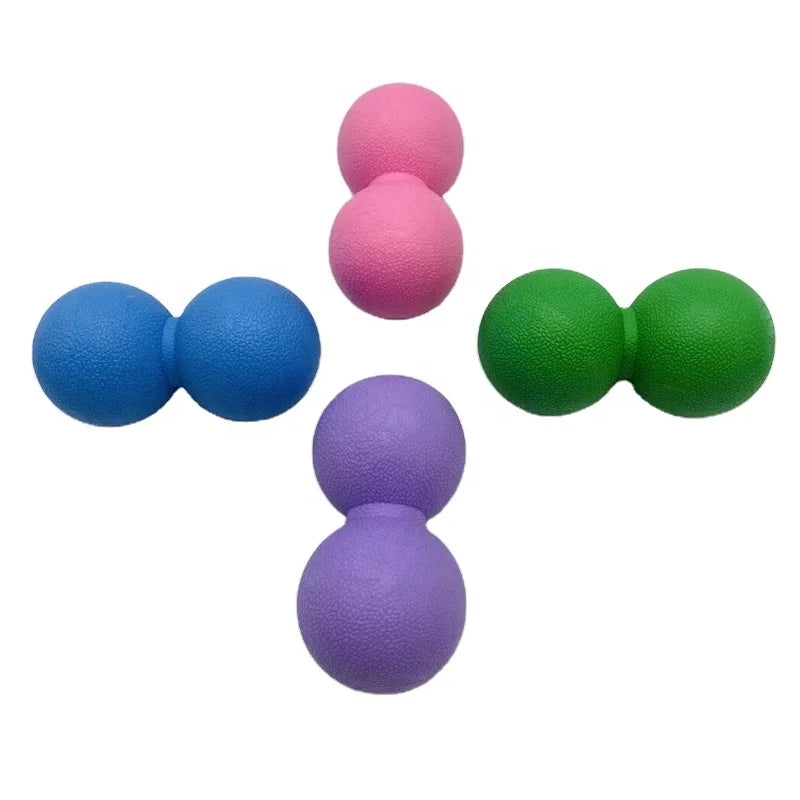 Physical Therapy Double Lacrosse Ball Foot Massage Balls Peanut Yoga Massage Ball for Healing