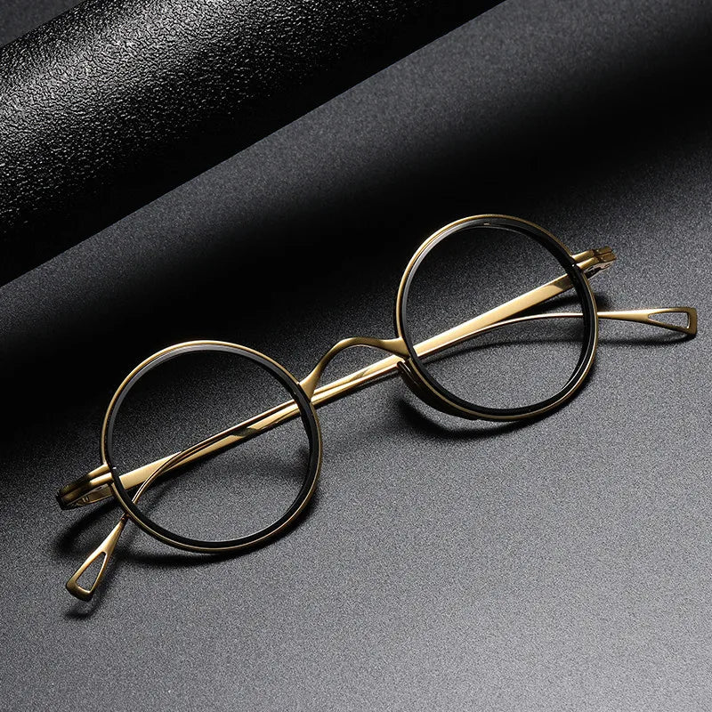 KMN123 New Japan Japanese 100% Handmade Pure Acetate Titanium Optical Luxury Top Quality Eyeglasses Frames