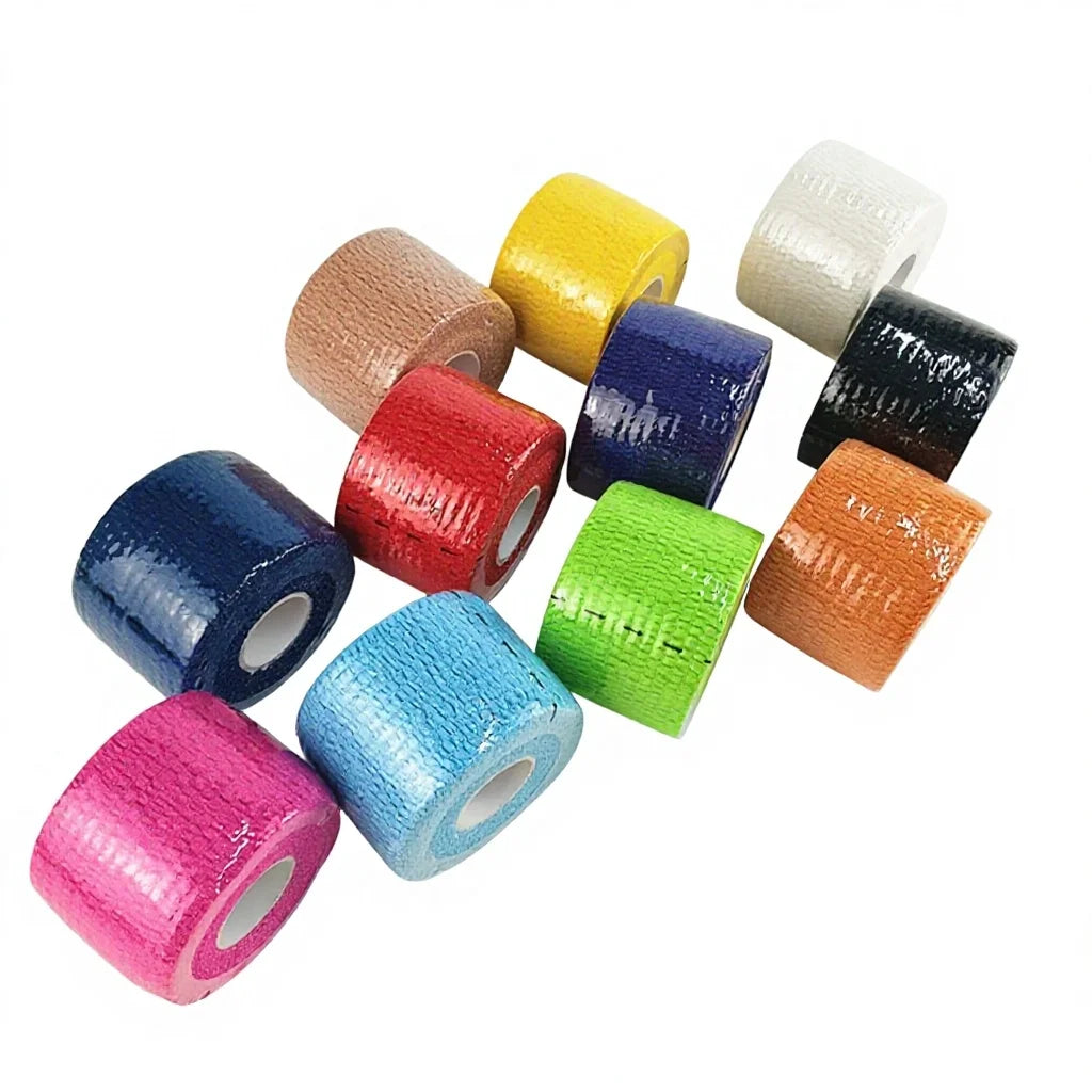 5cm 4.5m Cotton Elastic Stretch EAB Sport Tape Custom Print Hook Grips Weightlifting Thumb Protection Adhesive Fitness Tape