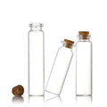 Factory Direct Sale Of High Borosilicate Tube Bottle Cork Glass Bottle Test Tube Bottle Transparent Glass Wooden Cork/bamboo Lid
