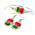 New Design Vintage Boho Earrings with Real Rose Acrylic Earrings Wholesale Resin Pendants Hair Accessories Jewelry for Women
