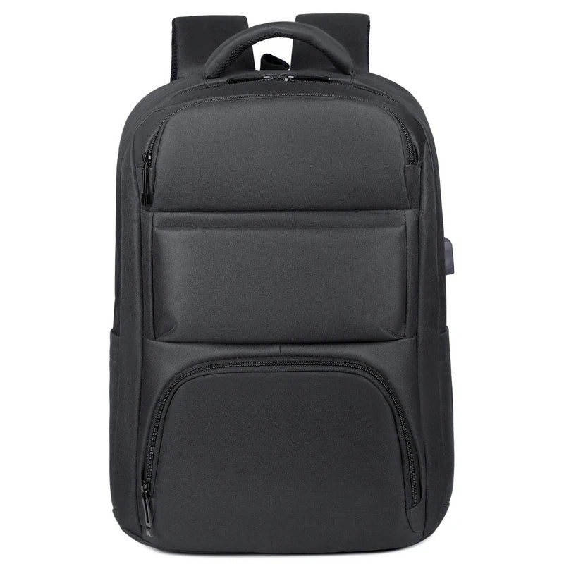 6076  Large Capacity Backpack  Business Casual Student School Bag Travel Bag