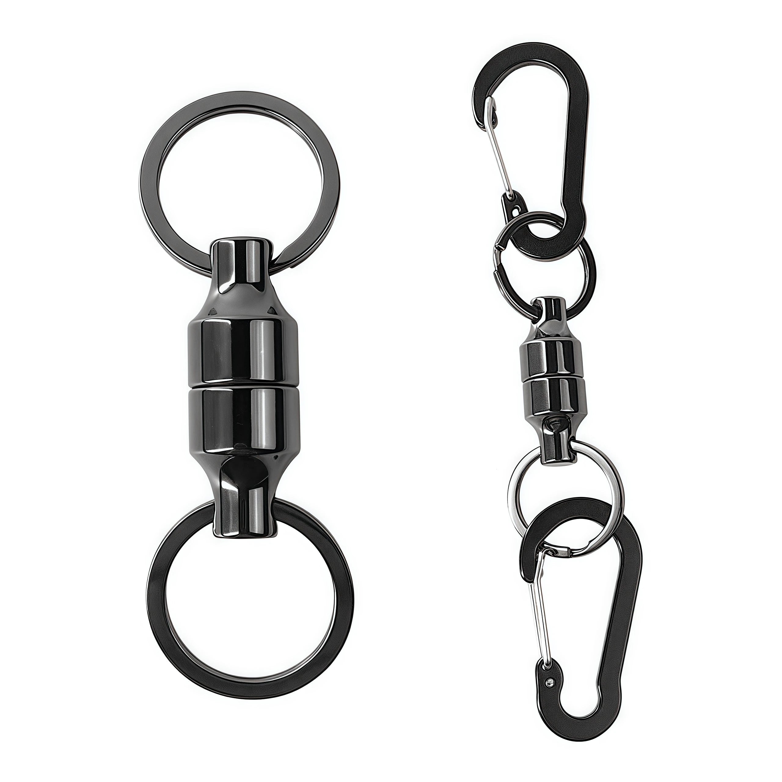 Custom Logo Super Strong Magnet Matel Keychain Ring Holer Cheap China Wholesale Neodymium Magnet Keychain