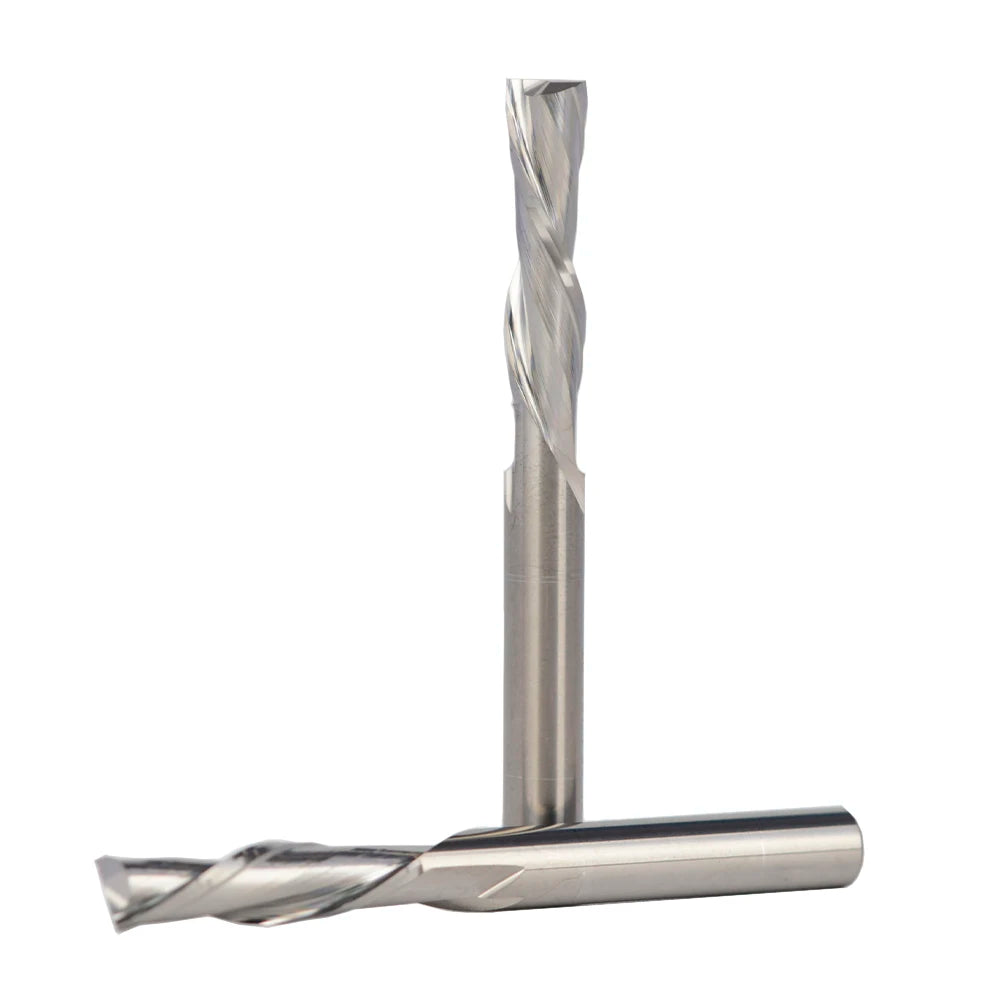 Wholesale Price Solid Carbiode End Mills 2F Spiral End Mill Down Cut CNC Router Bit for Woodworking/ MDF