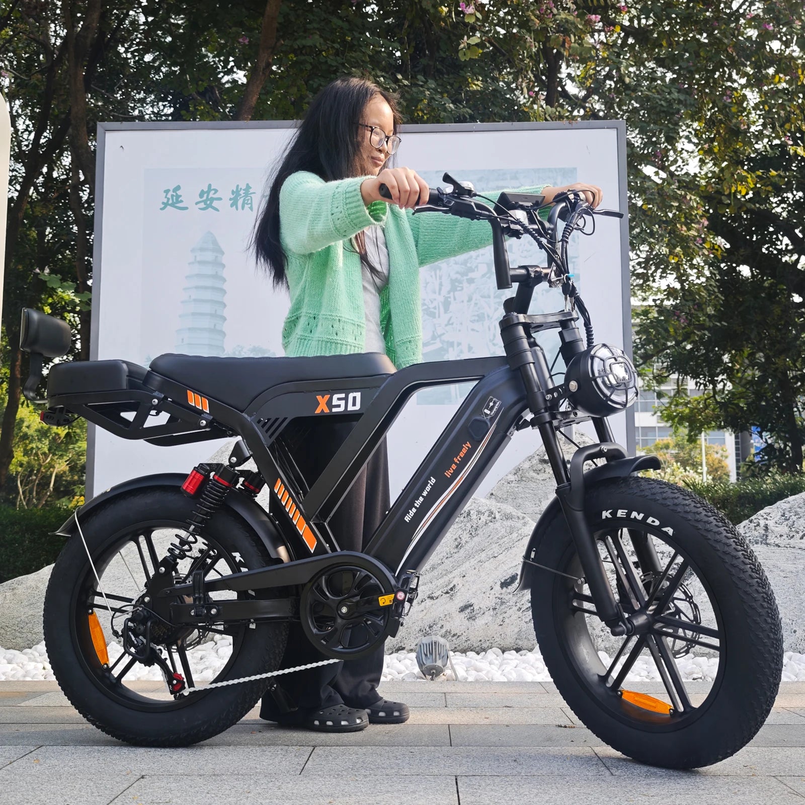 VOMO X58 E-bike Fast Price FAT Electr Bicycle X50 FAST FAT E Bike 250W Deliver E-bike X50 BIKE Citybike