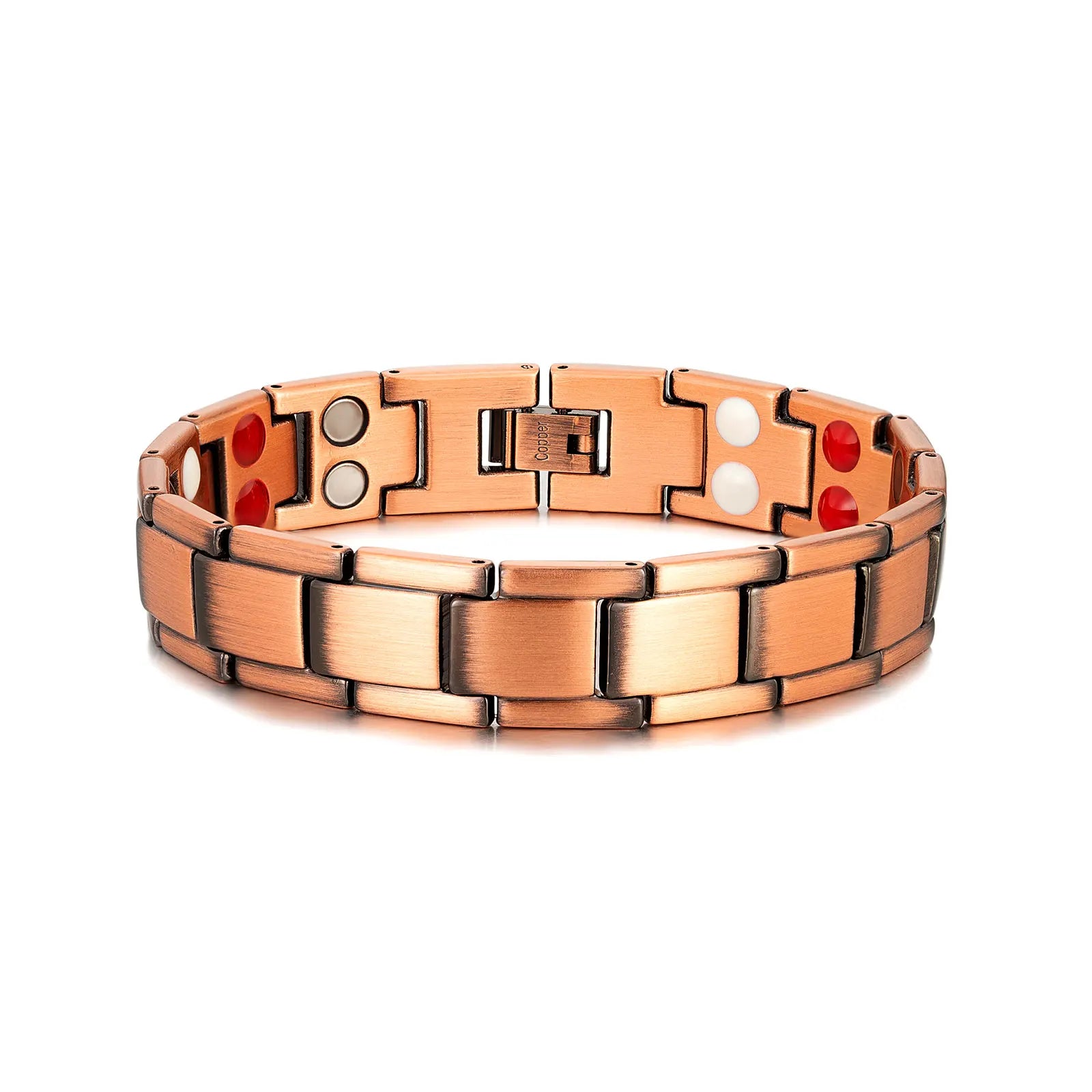 Customized Fashion Man Bracelet Jewelry Health Energy Copper Bracelet Bio Energy Magnetic Man Bracelet