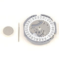 Precision Quartz VK63 Movement Crown at 3 Black White 24 Hour Small Seconds 6 Watch Hands VH31 Movement