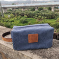 Large Canvas Toiletry Bag Man Wash Gym Shaving Pouch Bag for Man Dopp Kit Canvas Leather Travel Toiletry Bag for Men