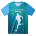 Custom Logo Casual Sport Workout High Quality TShirt Cycling Shirt Oversized V-Neck Men Gym Muscle Fit Sports Fitness T Shirts