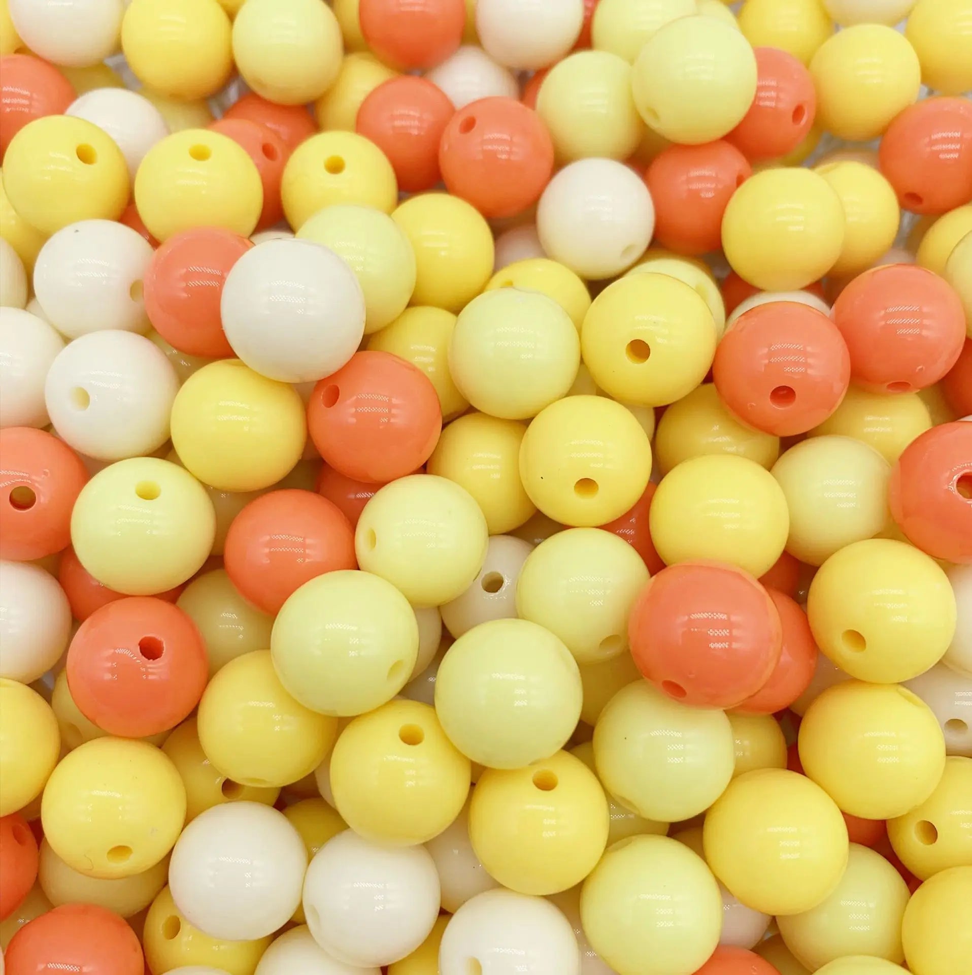 Factory Wholesale 6/8/10/12/14mm Macaron Color Round Beads Plastic Acrylic Beads for DIY Jewelry Making