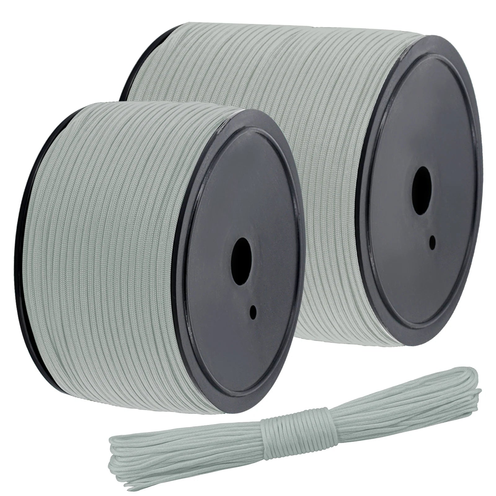 Outdoor Tactical for Paracord Rope 1000ft/100ft/50ft/20ft Nylon String 4mm Polyester for Survival & Camping Gear