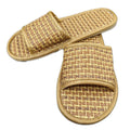 Bamboo and Rattan Cool slippers Wicker Sweat-absorbing slippers Spring and Summer Breathable slippers Hotel Hotel slippers