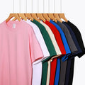 Wholesale Men Tshirt Cotton Summer Blank Plain T-shirt High Quality Custom logo Printing Plus Size Men's T-Shirts