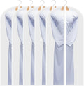 Durable Clear PEVA Garment Bags Zippered Suit Cover for Dust-Proof Clothes Storage Travel-Friendly Dress Bag