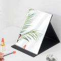 Folding Portable High Definition Cosmetic PU Leather Desktop Portable Dressing Large Medium and Small Size Desktop Mirror