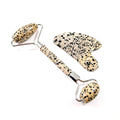 DIY Natural Gua Sha Board Speckle Stone Guasha Healthy Cure Body Jade Roller Massage Tool