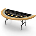 YH 96inch Cheap Price Gambling Deluxe Custom Table Felt Folding Blackjack Poker Table for Sale