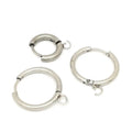 Stainless Steel Painless Ear Clip 17/18mm Earring Without Hole Ear Clip Jewelry Findings