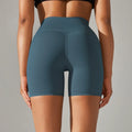Women High Waist Yoga Shorts Fitness Workout Elastic Sportswear Biker Tummy Control Waist Trainer Tights