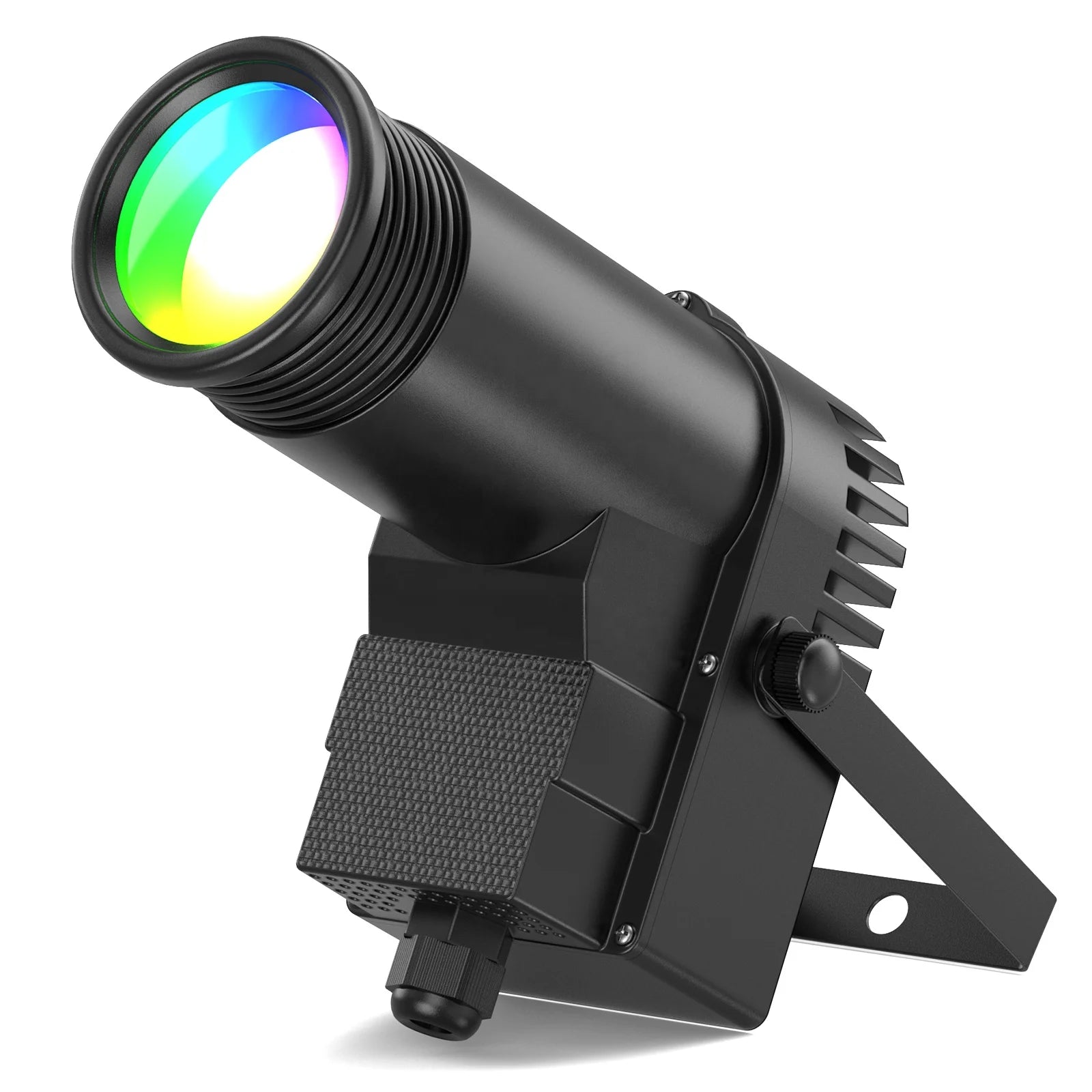 U`King DMX512 RGBW LED Beam Pinspot Light Spot Lights DJ Disco Mirror Ball Stage Lighting Effect DMX for KTV Party