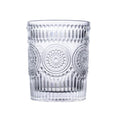 Gold Rimmed Lead Free Glass Nordic Style Antique Glass  Sunflower Water Juice Drinking Glass for Home glassware