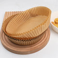 Non-Stick Food Grade High Temperature Parchment Paper Air Fryer Paper Round Tray Silicon Oil Air Fryer Disposable Paper Liner