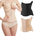 Women U-Plunge Breast Lift Waist Trainer 10 Steel Bones Tummy Control Waist Slim Adjustable Hooks Stripe New Hourglass Shaper