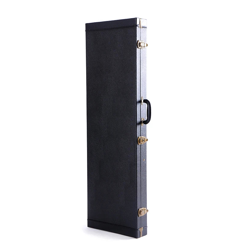 Custom Rectangle Electric Bass Case with PVC Leather Exterior and Velvet Interior for Musical Instruments Hard Shell Protection