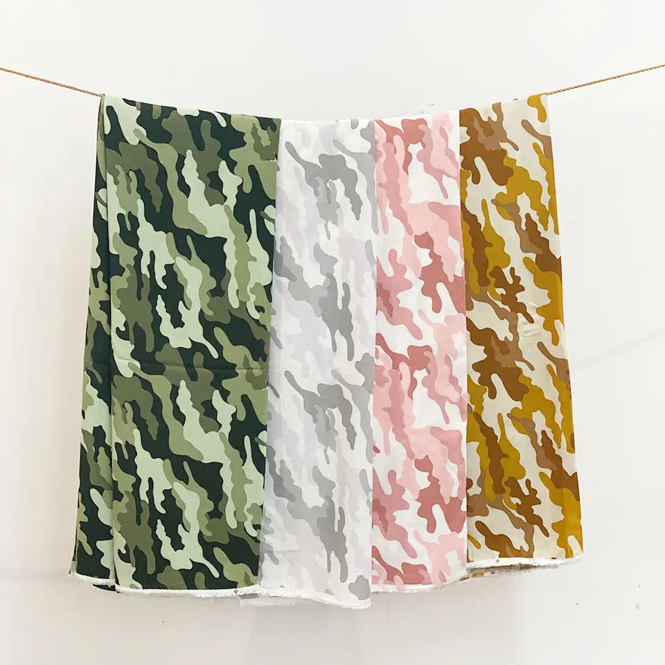Africa Mauritania Cheapest Textiles Own Design Custom Camouflage Print 100 Rayon Fabric
